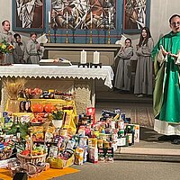 Nachlese Erntedank-Aktion in St. Karl Borromäus